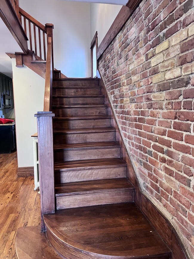 Stairs and beautiful exposed bric - 4301 Tejon St