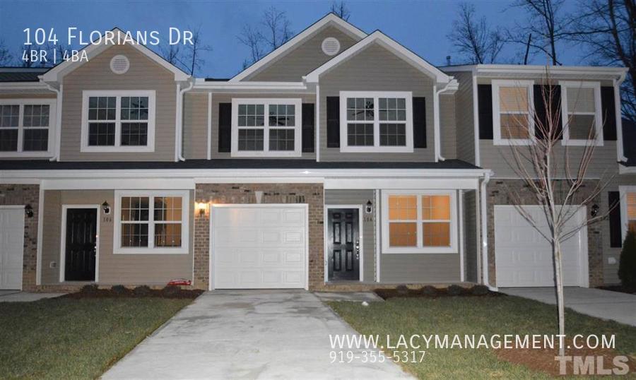 104 Florians Dr, Holly Springs, NC 27540 Townhouse for Rent in Holly