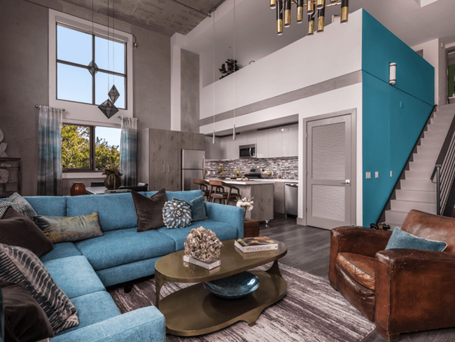 Concrete Lofts with 18 Foot Ceilings - The Mansfield at Miracle Mile