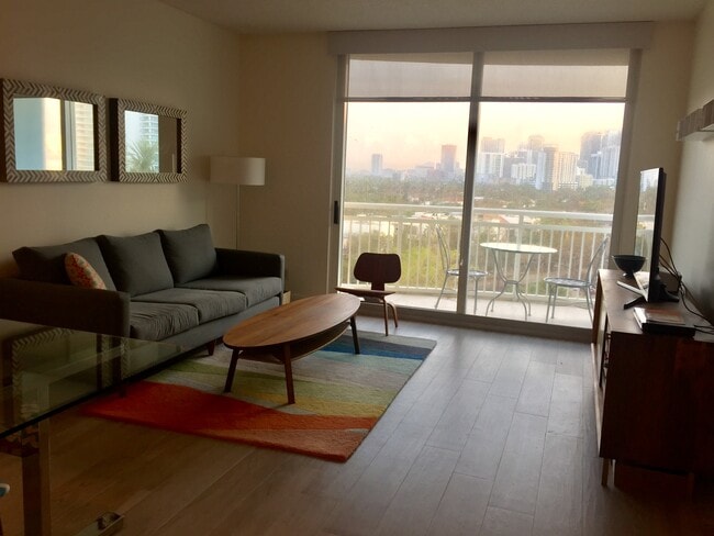 living room - 2475 Brickell Ave