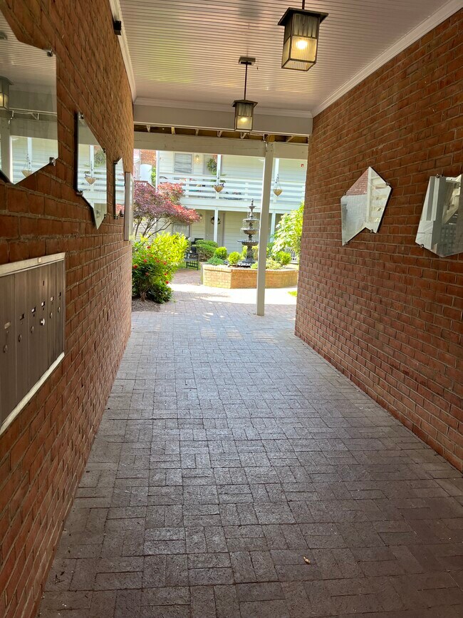 locked gated entry - 10 W All Saints St