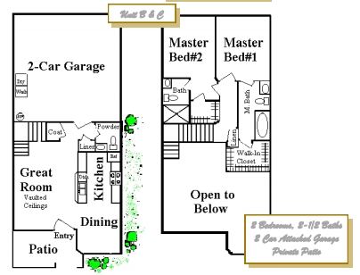 2BR/2.5BA - Charleston Place Townhomes