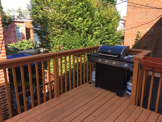 Back patio - 604 E St NE