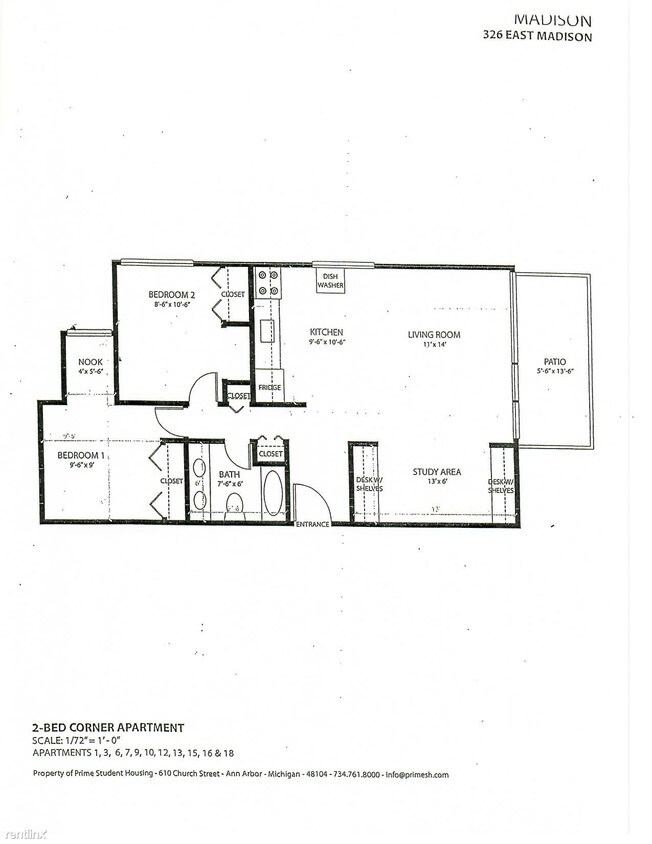 Foto del edificio - 2 br, 1 bath Apartment - 326 E Madison St