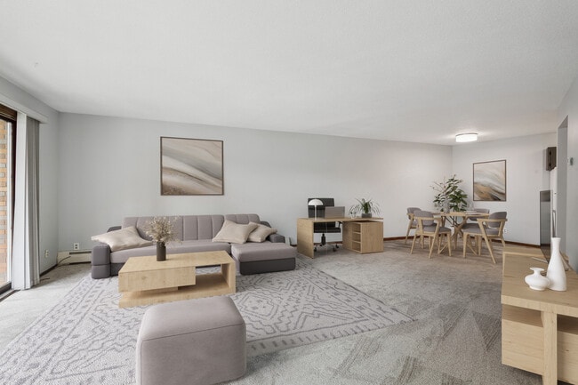 Living room and dining area - 3200 Virginia Ave S