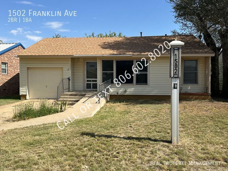 Foto principal - 2 bedroom home in Panhandle, TX!