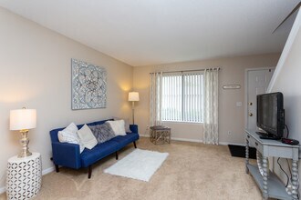 2BR, 1.5BA - Amethyst/960 SF - Living Room - Granite Valley Apartments