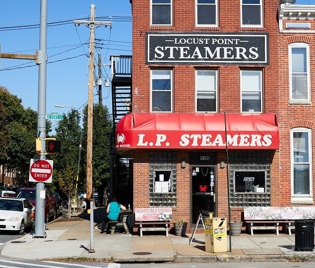 Locust Point Steamers is the go-to place for Maryland-style steamed crabs