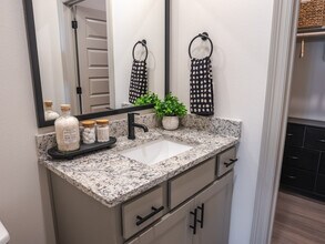 The Escambia: 3BR, 2BA- Primary Bathroom - The Flats at Ransley