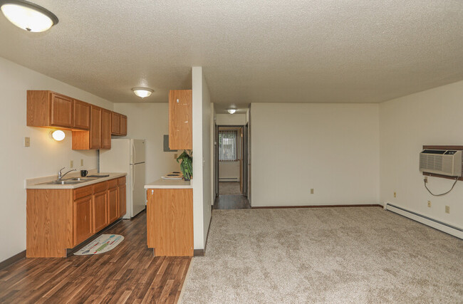 Updated 2 Bedroom Kitchen and Living Room - Silver Leaf Apartments (North Fargo)