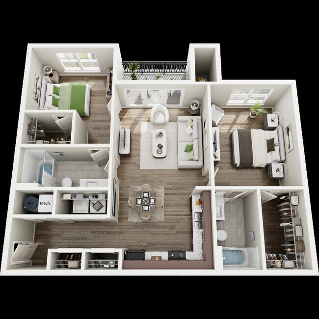 Plano de planta - The Preserve at Gresham Lake