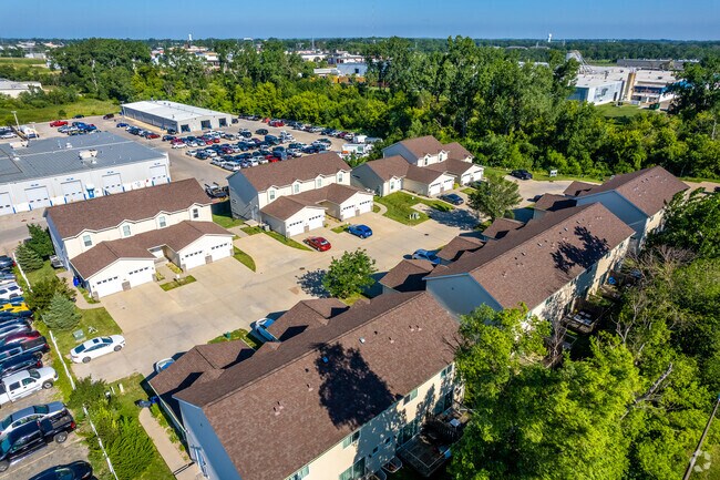 Aerial Photo - Council Square Townhomes