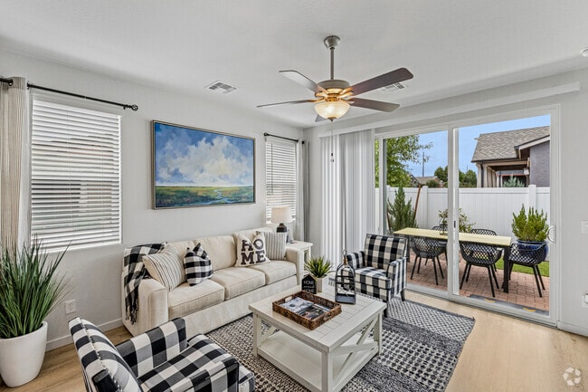 Good Vibrations - 2BR, 3BA - 1,300SF - Living Room - Mulberry Farms