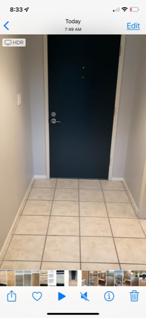Unit entrace - 7840 E Camelback Rd