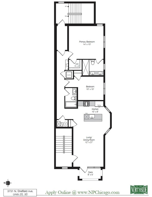 Floorplan - Wrigley Flats