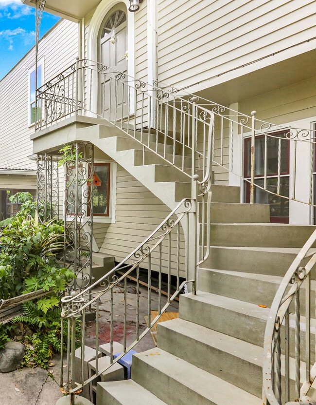 Entry stair to Apartment - 1818 Esplanade Ave
