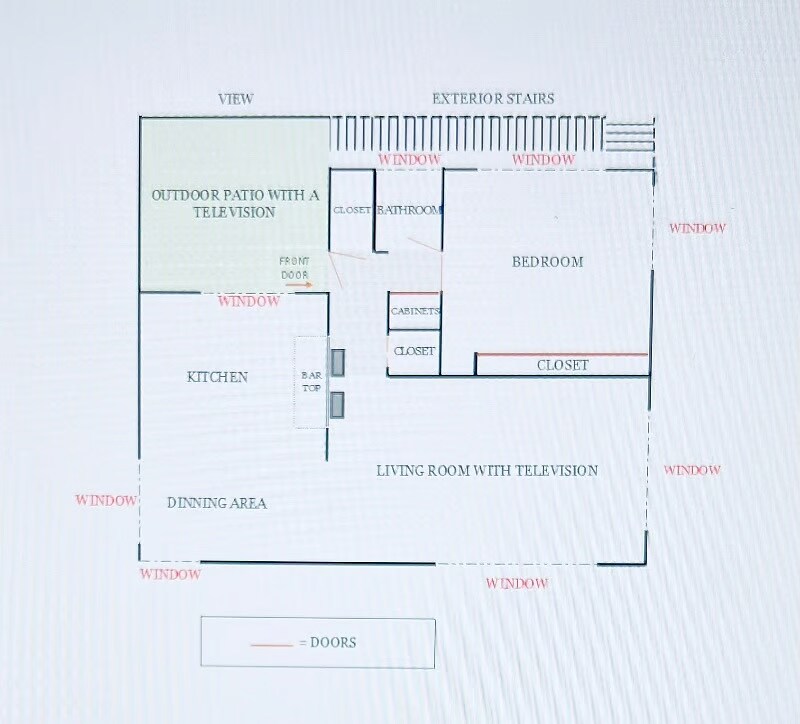 Unit Map - 1529 1/2 Carmona Ave