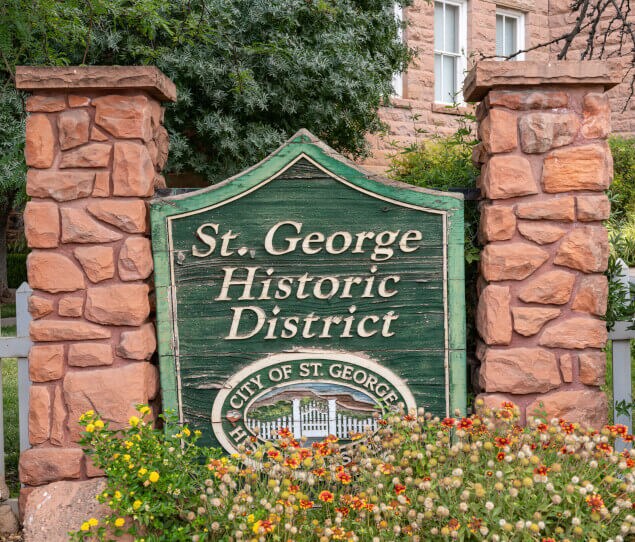 Downtown Saint George is a historic district.