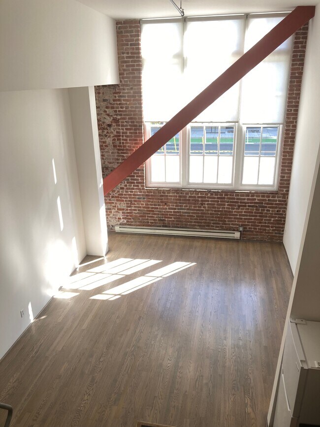 View of lower level from sleeping loft - 461 2nd St