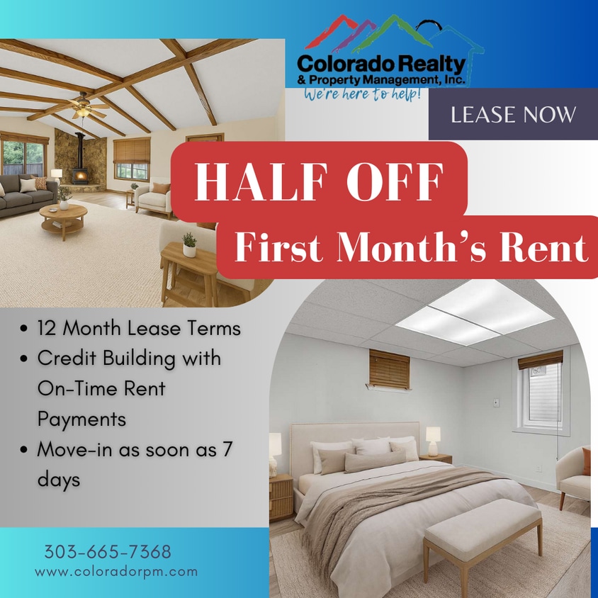 $3,095.00 - HALF OFF First Months' Rent - 3 Bedrooms, 2 Bathrooms Single Family Home in Arvada wi... - $3,195.00 - 3 Bedrooms, 2 Bathrooms Single...