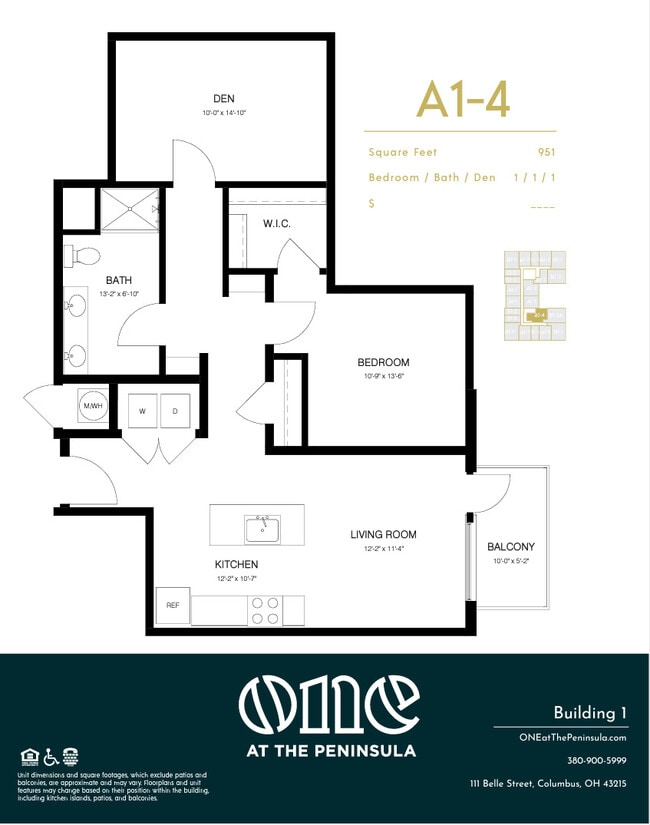 ONE AT THE PENINSULA Apartments in Columbus, OH