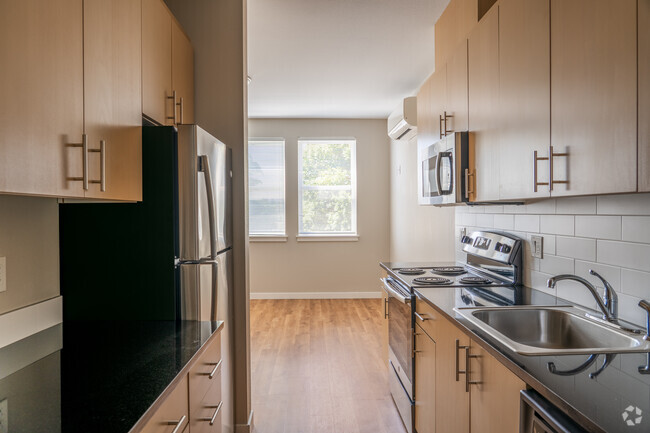 Estudio, 1BA, - 369 pies cuadrados - Cocina - The Tristan
