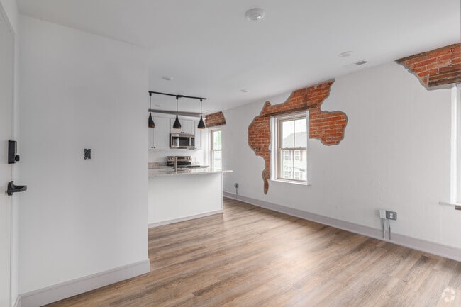2BR, 1BA - 705SF - Living Room - 103 Quaker Safety