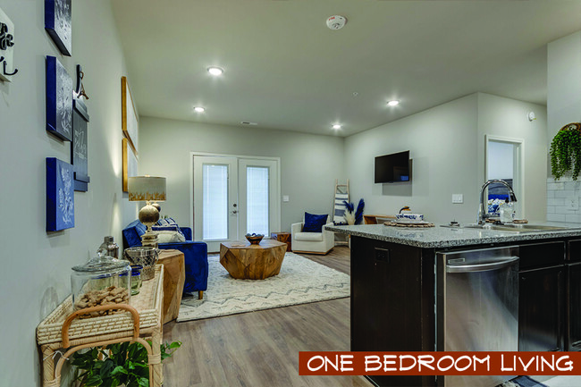 ONE BEDROOM: Living Room - Rylan's Creek Apartments