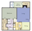 1 Bedroom | 1 Bath B