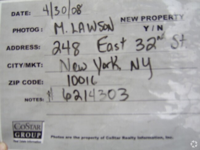 Foto del edificio - 248 E 32nd St.