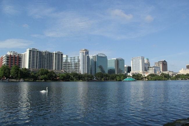 Beautiful Lake Eola, located in the heart of Orlando