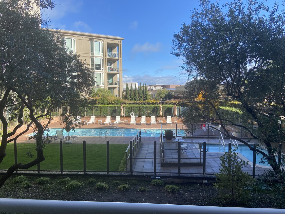 View of pool from unit - 88 King St
