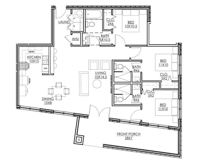 Foto del edificio - 3252 McCart Ave, Unit 3C