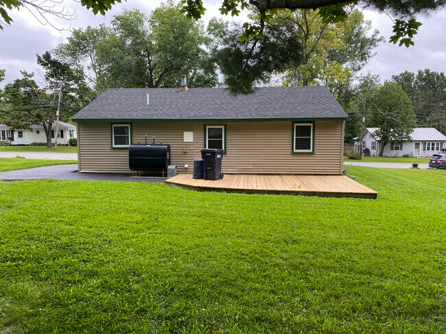 Back patio and back yard. - 55 Falvey St