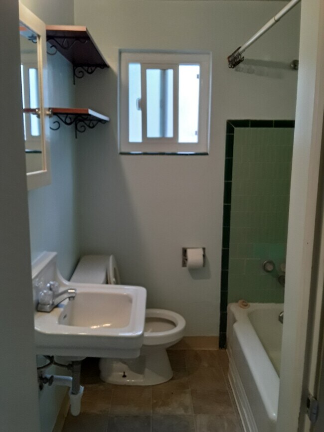 Bathroom with shower over tub - 971 Pershing Ave