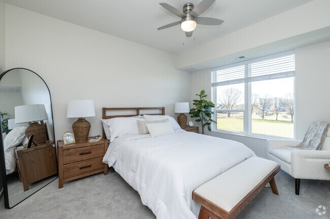 Dormitorio de 1 habitación y 1 baño - 68 m² - Bohemia Flats