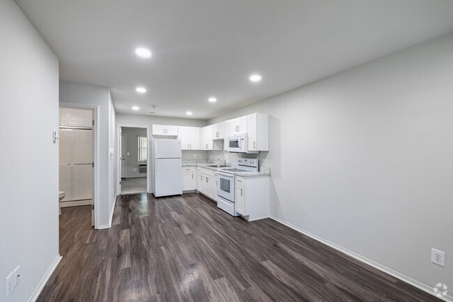 1BR, 1BA - 559SF Living Room - Zen Long Island at Amityville 55+ Community