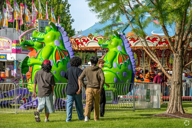 Gilberts Community Days hosts a car show, zoo, and live music every spring.