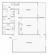 2 Bedroom 1.5 Bath