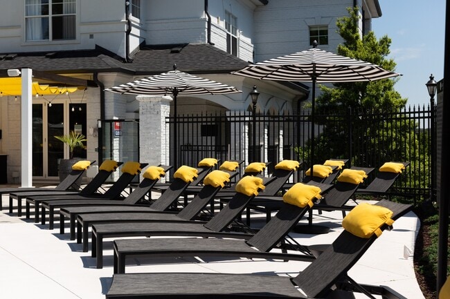 Lounge Chairs with Umbrellas - The Kendrick