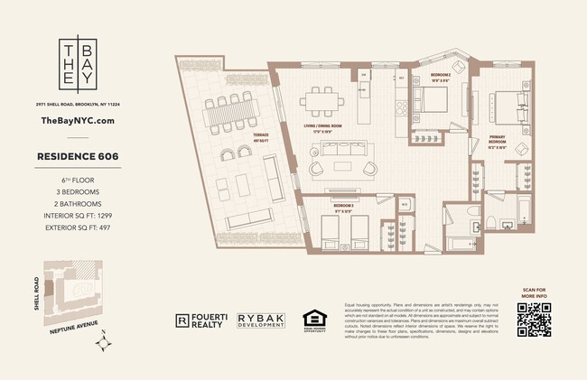 Unit #606 Floorplan - The Bay