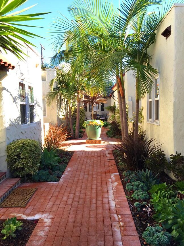 lush main courtyard - 3379 30th St