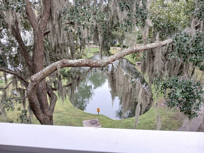Lagoon view from deck - 100 Kensington Blvd