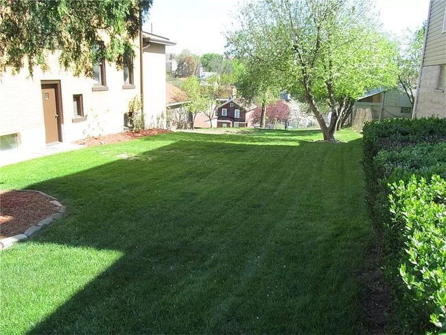 Side yard. Now fenced in and has a in ground firepit - 729 Gallion Ave