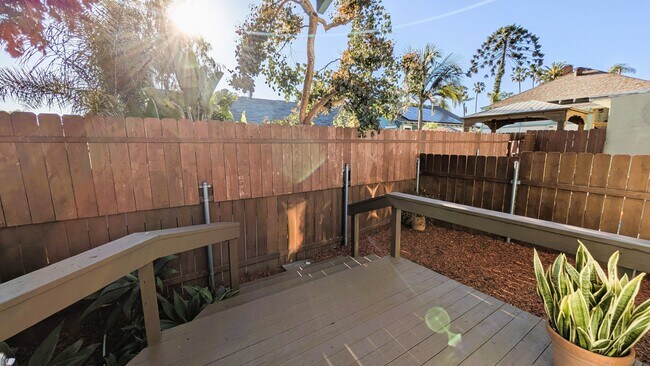 Sun-kissed private yard - 4379 Maryland St