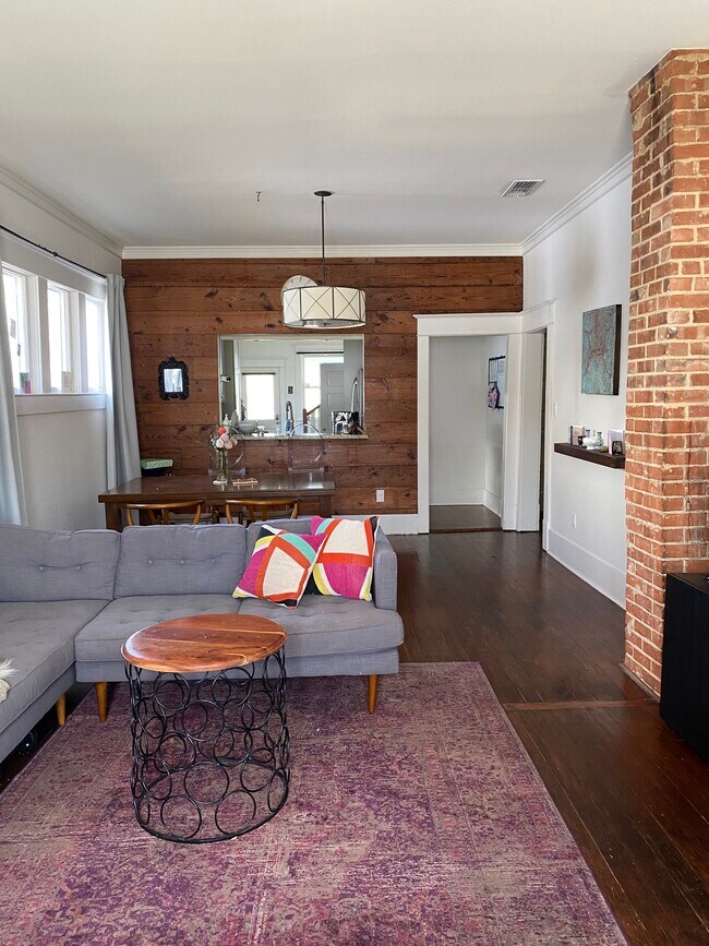 Living room and dining room - 1228 W Jessamine St
