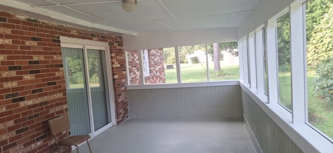Covered back porch - 1785 Edgefield Rd