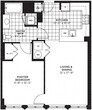 1 Bed 1 Bath (751sqf)