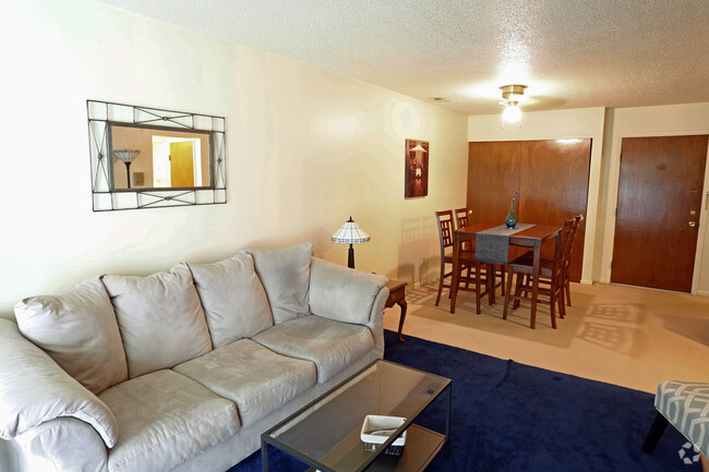 One Bedroom - Living Room - Three Meadows Apartments