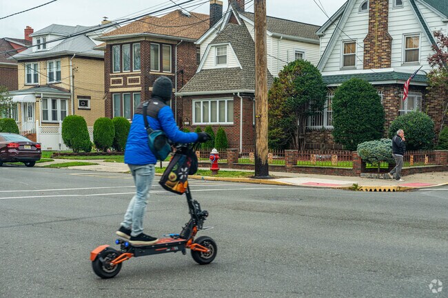 Many residents travel around Fairview by bike or scooter.